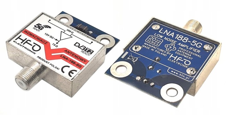 Bardzo Mocny Wzmacniacz Hermetyczny Na Wtyk F 32 dB Do Anteny