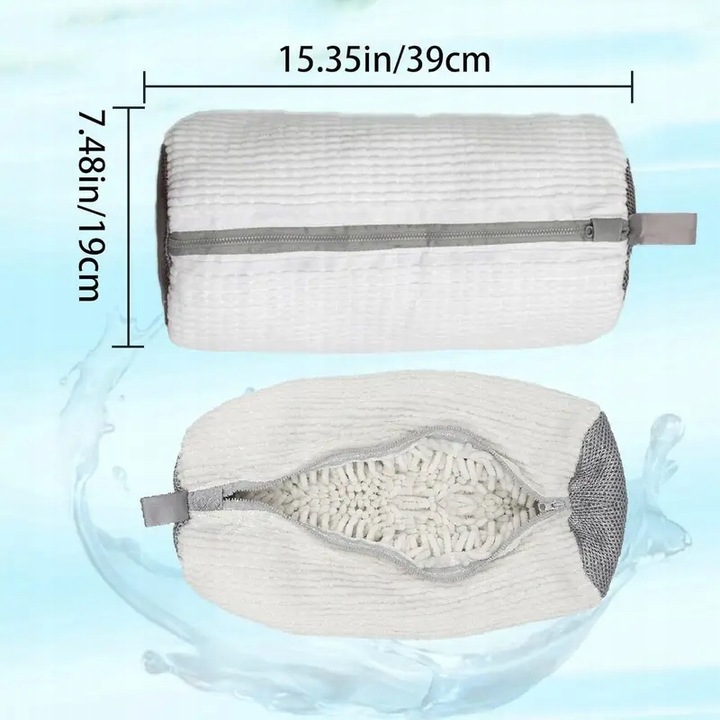 Worek do Prania Butów z Mikrofibry Biały 39cm