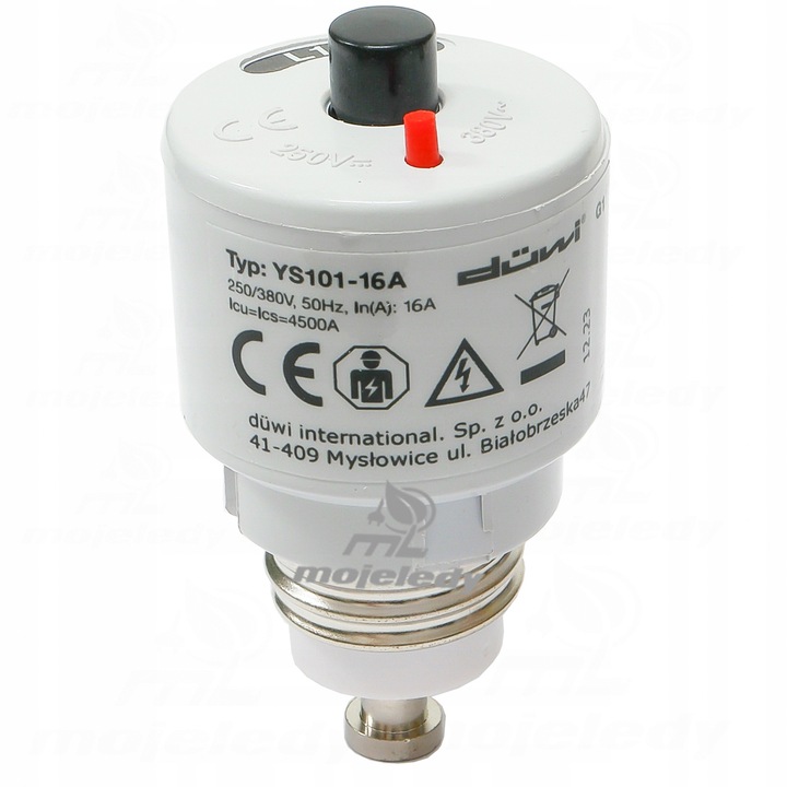 Bezpiecznik automatyczny L 16A wyłącznik automat wkręcany korek E27