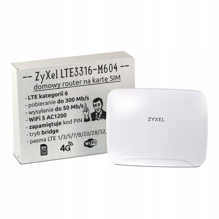 Domowy MODEM ROUTER 4G LTE Kartę SIM bez SIMLocka Play Plus T-mobile Orange