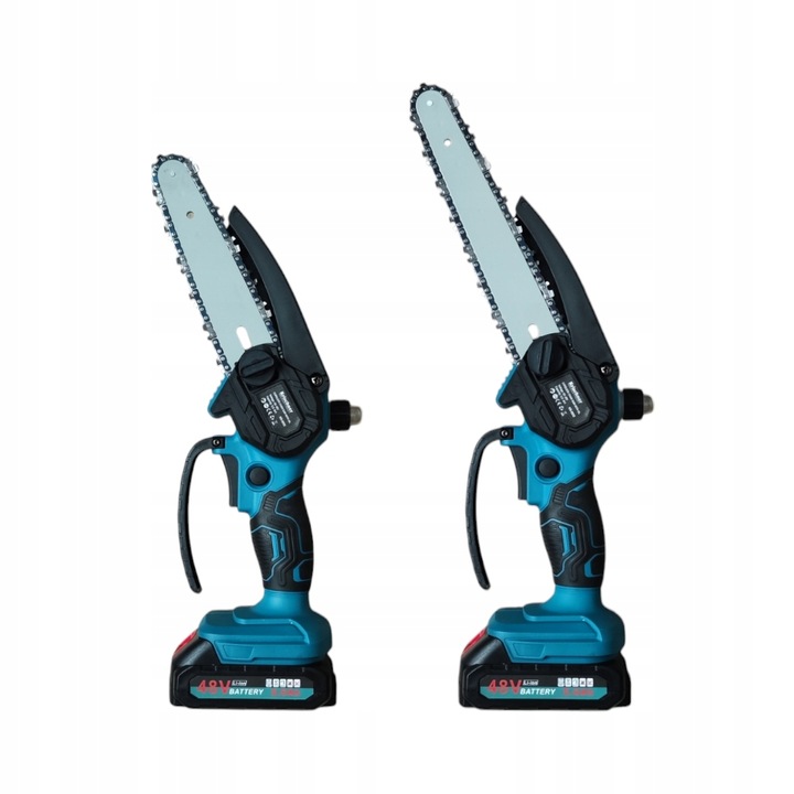 Piła AKUMULATOROWA Łańcuchowa Pilarka Do GAŁĘZI z 2 AKU 8 CALI