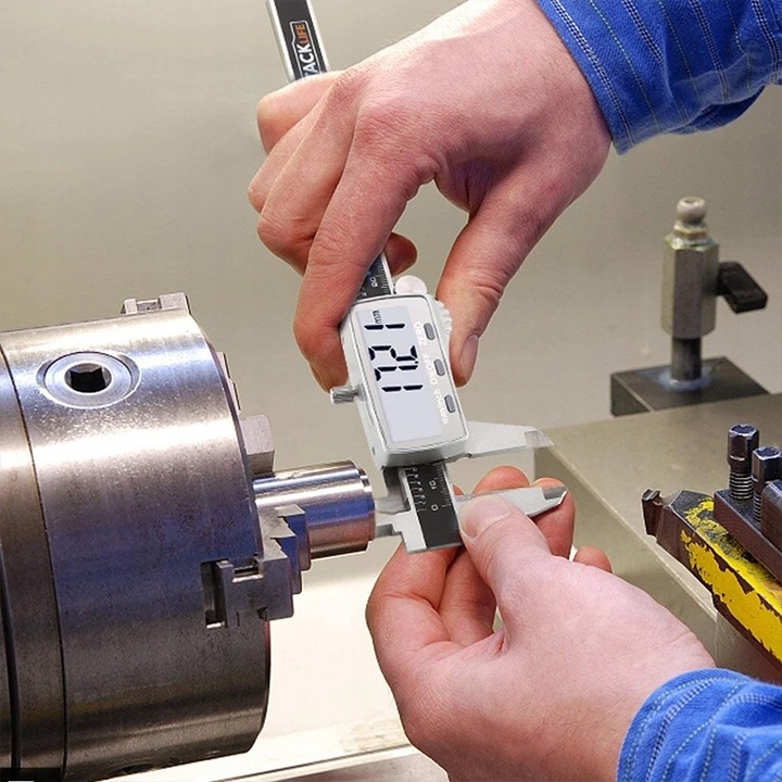 TACKLIFE SUWMIARKA CYFROWA ELEKTRONICZNA LCD 150MM