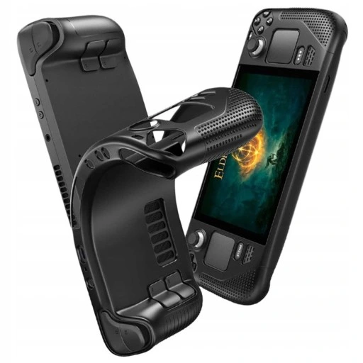 ETUI PANCERNE DO STEAM DECK SILIKONOWE + SZKŁO