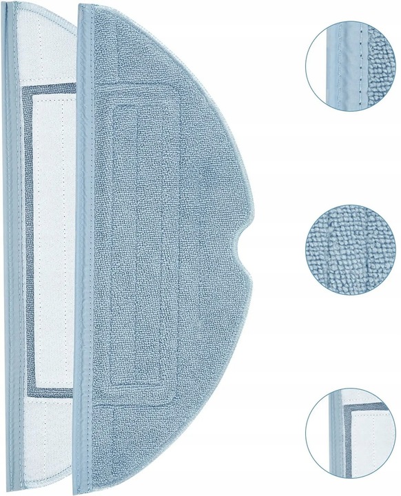 5x Ściereczki MOP do Roborock s7 s7+ s7 PLUS s7 MAX s7 MAXV MIKROFIBRA