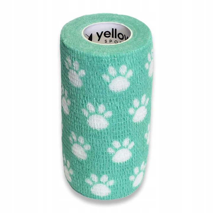 12 bandaży kohezyjnych samoprzylepnych 10cmx4,5m YELLOWBAND mix kolorów