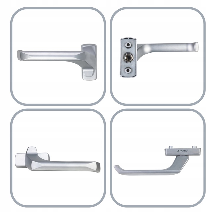 Klamka do okna dachowego drewnianego FAKRO wyprodukowanego przed 2005