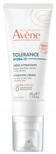 AVENE TOLERANCE HYDRA-10 nawilżający krem do twarzy 40 ml