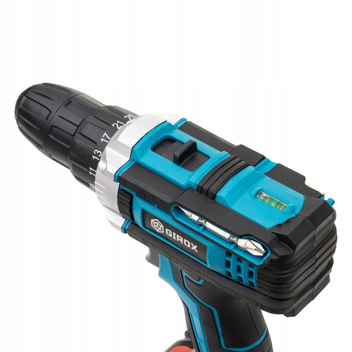 WIERTARKO-WKRĘTARKA AKUMULATOROWA 21V NIEBIESKA 2 AKUMULATORY 2.0Ah