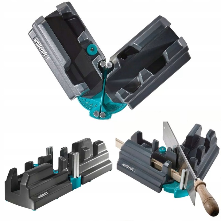 WOLFCRAFT Regulowana skrzynka uciosowa do listew przypodłogowych 100mm