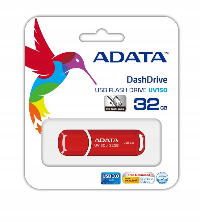 Pendrive Adata UV150 32GB USB 3.2 czerwony
