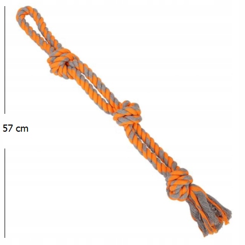 Zestaw 5 zabawek dla DUŻYCH PSÓW szarpak, piłka