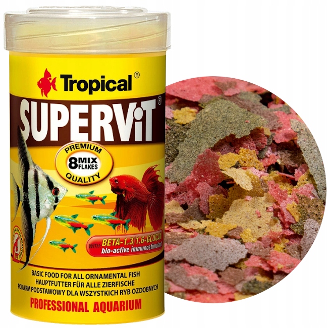 TROPICAL SUPERVIT 500 ml pokarm PREMIUM DLA RYB