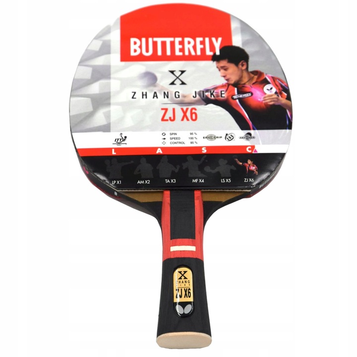 Rakietka Paletka do Tenisa Stołowego Ping Ponga BUTTERFLY Zhang Jike X6