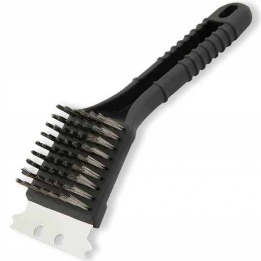 SKROBACZKA SZCZOTKA ZE SKROBAKIEM DO CZYSZCZENIA GRILLA RUSZTÓW CZYŚCIK 2W1
