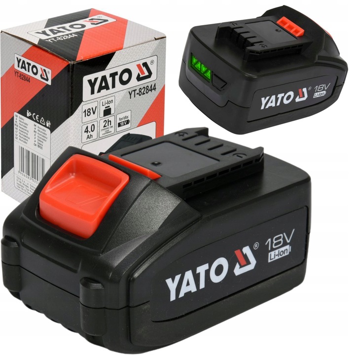 YATO AKUMULATOR BATERIA LITOWO JONOWA 4,0Ah 4Ah 18V YT-82844 DO ŁADOWARKI