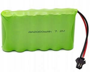 AKUMULATOR BATERIA 7.2V 2000 mAh ZAPAS DO AUTA RC