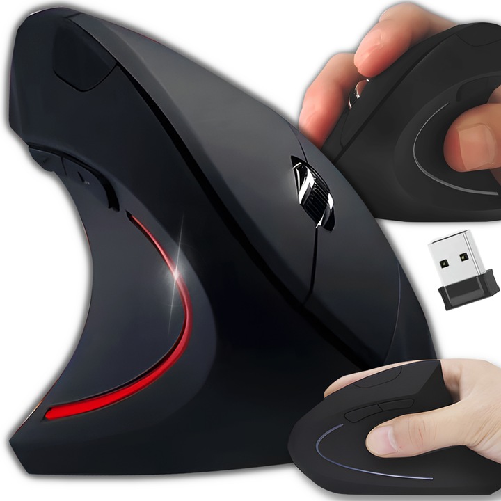 Myszka Ergonomiczna Wertykalna RENEW FORCE pionowa MYSZ bezprzewodowa CICHA