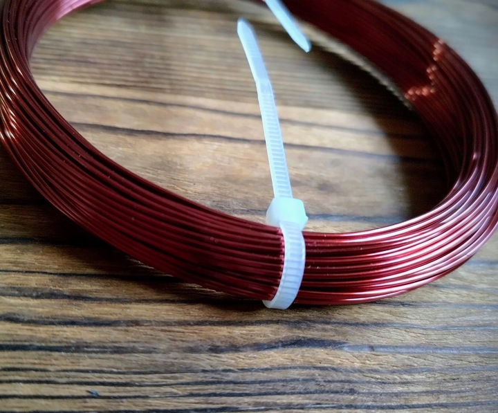 Drut nawojowy miedziany 1mm 10m DN2E Fabryka Drutu