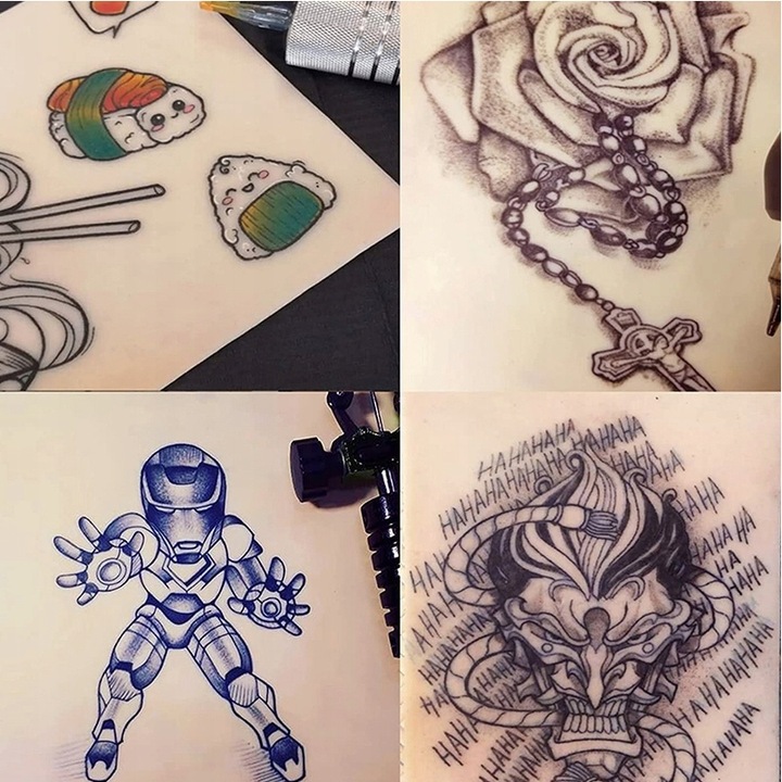 ZESTAW MASZYNKA DO TATUAŻU PEN ROTACYJNA TUSZ 37w1 dla początkujących