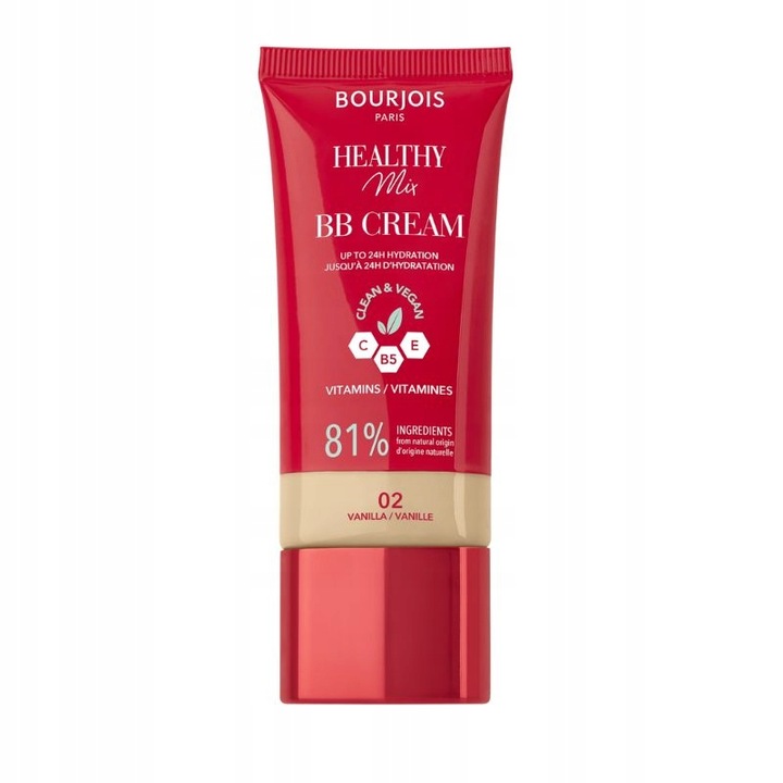 Bourjois Healthy Mix BB Cream Krem BB kryjąco nawilżający - 02 Vanilla