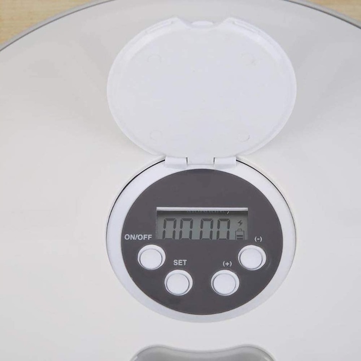 Podajnik dozownik suchej karmy automat czasowy timer dla psa kota miska