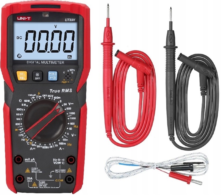 Miernik multimetr PRĄDU NAPIĘCIA AC/DC 20A UT89X