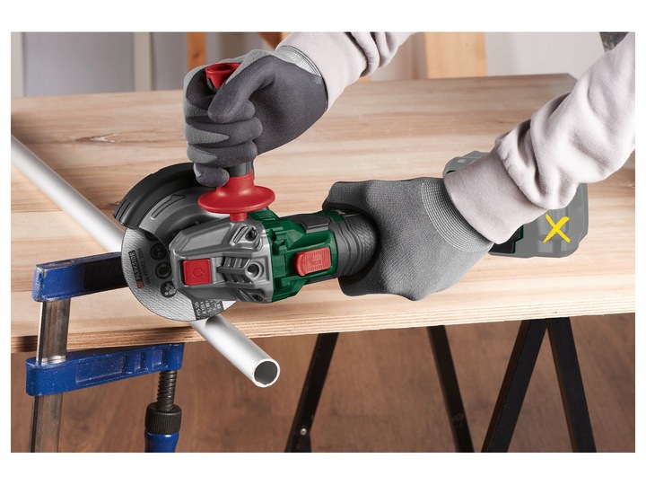 PARKSIDE Szlifierka PWSA 20V +Akumulator 4Ah +Ładowarka +Walizka