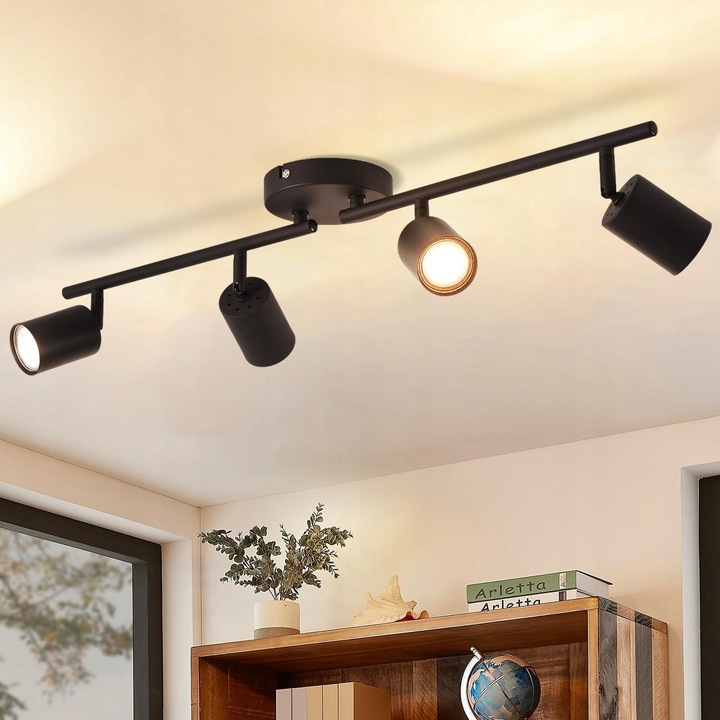 Lampa sufitowa kinkiet spot oprawa halogenowa natynkowa 4x GU10