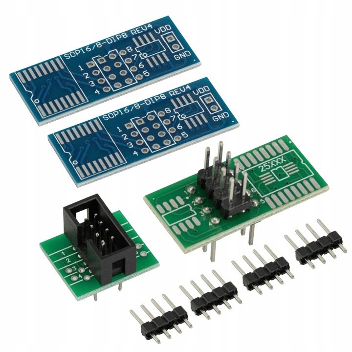 MEGA zestaw programator EEPROM i Flash EZP2019+ BIOS SPI I2C klips adapter