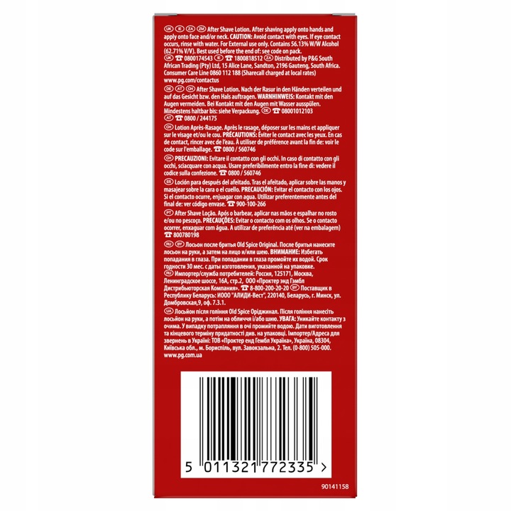 Old spice woda po goleniu lotion Original after shave 100ml