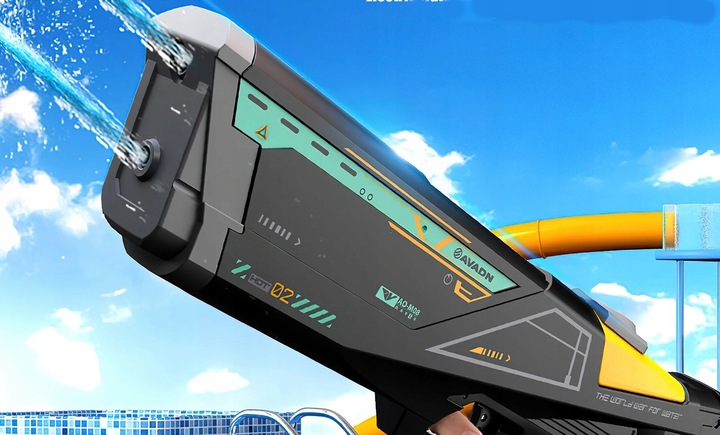 PISTOLET NA WODĘ KARABIN AUTOMAT Elektryczny miotacz wody AKUMULATOR USB