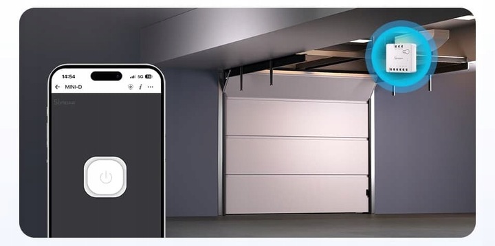 Sonoff MINI-D bezpotencjałowy beznapięciowy przekaźnik Matter WiFi