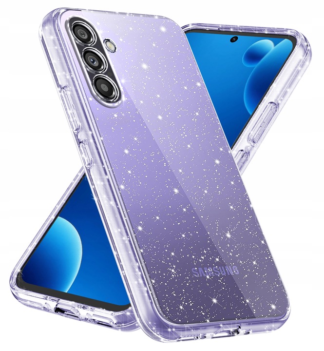 Etui do Samsung A56 5G SILICONE BROKAT CASE + SZKŁO 9H