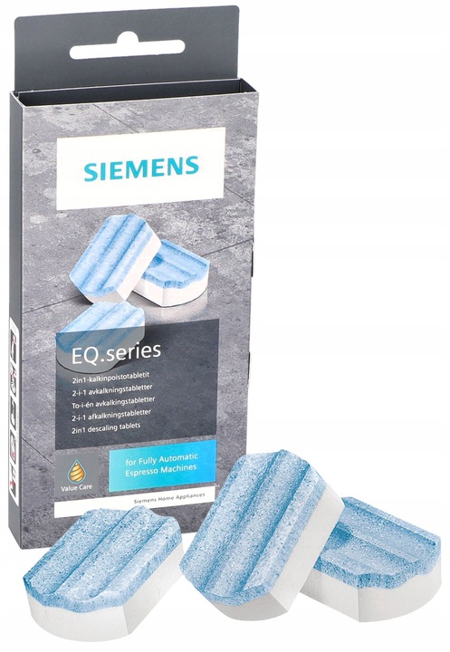 TABLETKI SIEMENS BOSCH EKSPRES TZ80002N Odkamienianie odkamieniające