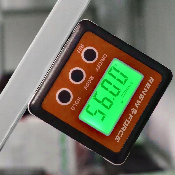 Cyfrowy Miernik Kąta LCD z Magnesem, Kątomierz, Poziomica