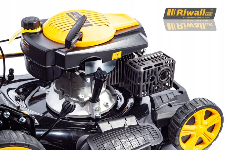 KOSIARKA SPALINOWA Z NAPĘDEM RIWALL 51CM 9w1 Z NAPĘDEM 5190 Z 2 NOŻAMI