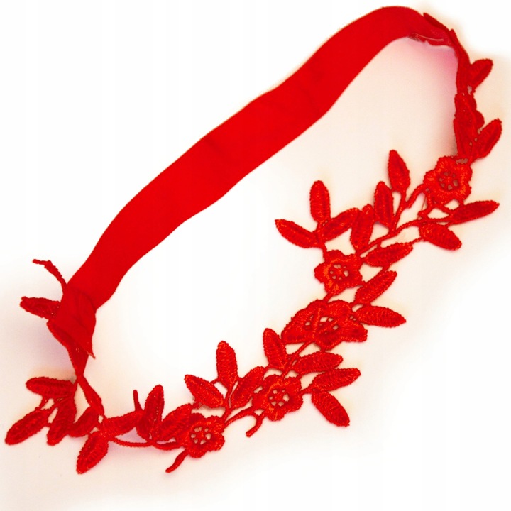CZERWONA PODWIĄZKA studniówka podwiązki HAND MADE wysoka jakość MATURA 2024