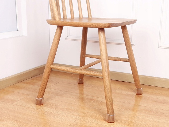 NAKŁADKI OCHRONNE NA NOGI KRZESŁA MEBLI SILIKONOWE FILC 17-21 mm 16