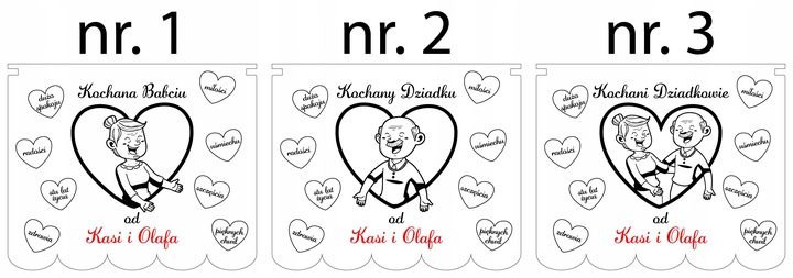 SŁODKA CHATKA PREZENT DLA NA DZIEŃ BABCI I DZIADKA domek na cukierki GRAWER