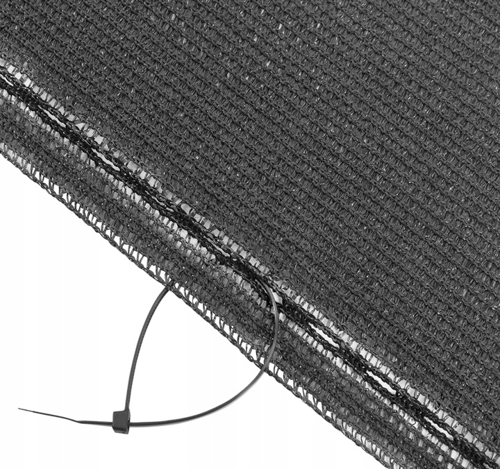 SIATKA CIENIUJĄCA 95% OSŁONA PŁOT 1,50mx10m GRAFIT