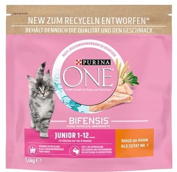 Purina One Junior Kurczak 1,4 kg Sucha Karma Dla Kociąt