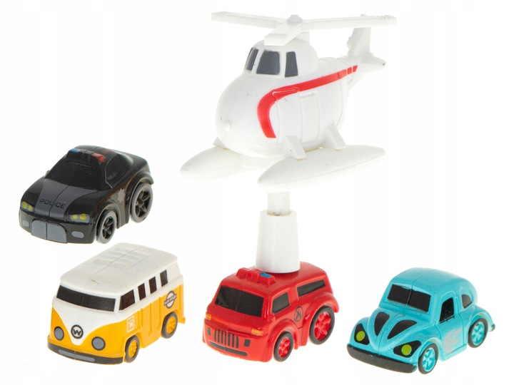 Tor przeszkód interaktywny samochodowy wyścigi parking 4 pojazdy auto autob