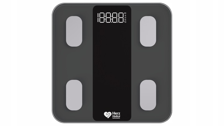 WAGA ŁAZIENKOWA ANALITYCZNA ELEKTRONICZNA SMART BMI TŁUSZCZ APLIKACJA