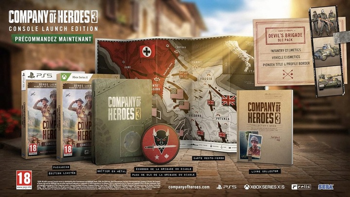Company of Heroes 3 CONSOLE EDITION + STEELBOOK + DLC - PL - PS5 - Blu-ray