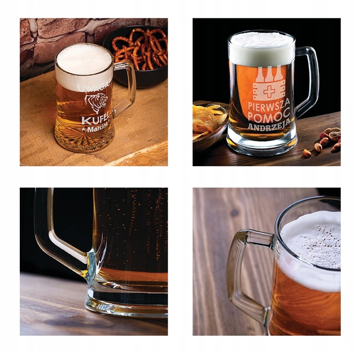 KUFEL Z GRAWEREM KUFEL DO PIWA PREZENT DLA TATY 18 30 40 50 60