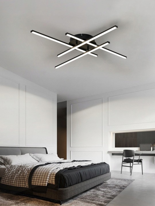 Lampa sufitowa LED Wisząca regulowana 30W żyrandol Plafon WOBAKO