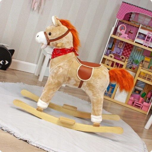 KOŃ na biegunach ŚPIEWAJĄCY, interaktywny KONIK