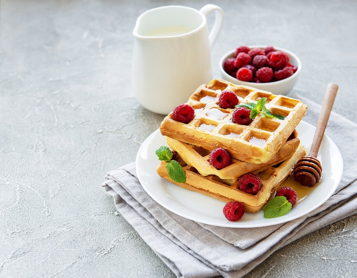 GOFROWNICA IDEAL 2DUŻE CHRUPIĄCE GOFRY MOCNA 2000W NIEPRZYWIERAJĄCA