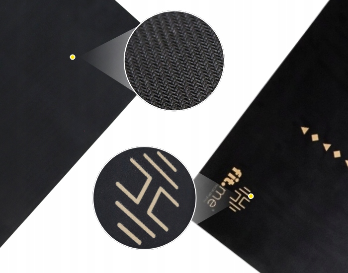 PIĘKNA MATA PREMIUM DO JOGI ĆWICZEŃ STABILNA ZAMSZOWA MIĘKKA 4 MM ZE WZOREM