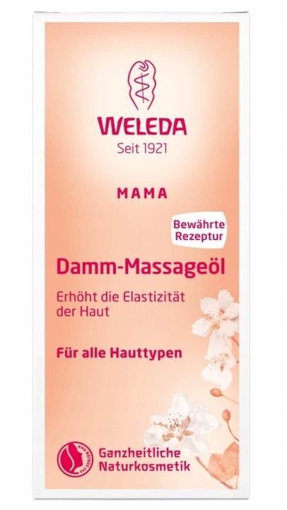 Weleda, Olejek do masażu krocza dla kobiet w ciąży, 50 ml